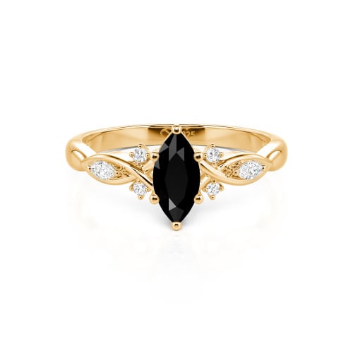 Jeulia Custom Twisted Infinity Marquise Engagement Ring