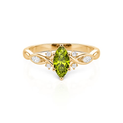 Jeulia Custom Twisted Infinity Marquise Engagement Ring