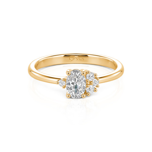 Custom Cluster Stackable Ring
