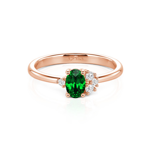 Custom Cluster Stackable Ring