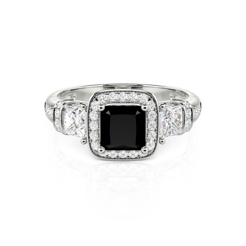 Jeulia Princess Cut Wedding Ring