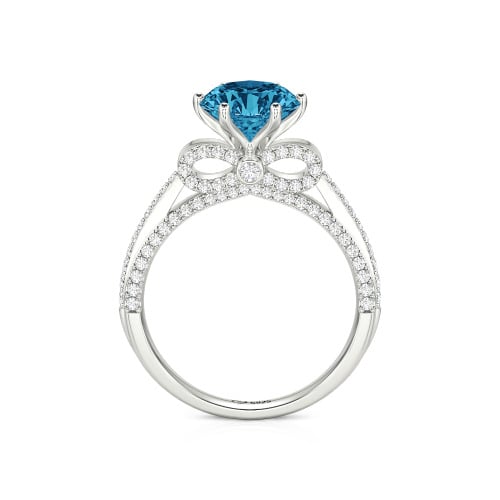Jeulia Simple Bowknot Custom Solitaire Engagement Ring