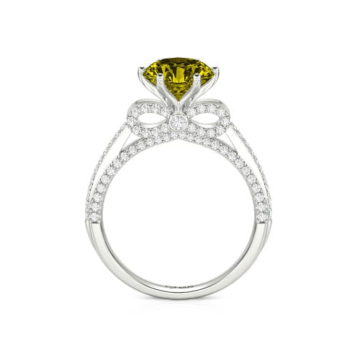 Jeulia Simple Bowknot Custom Solitaire Engagement Ring