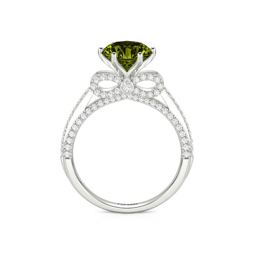 Jeulia Simple Bowknot Custom Solitaire Engagement Ring