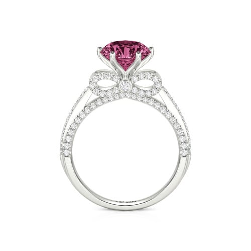 Jeulia Simple Bowknot Custom Solitaire Engagement Ring