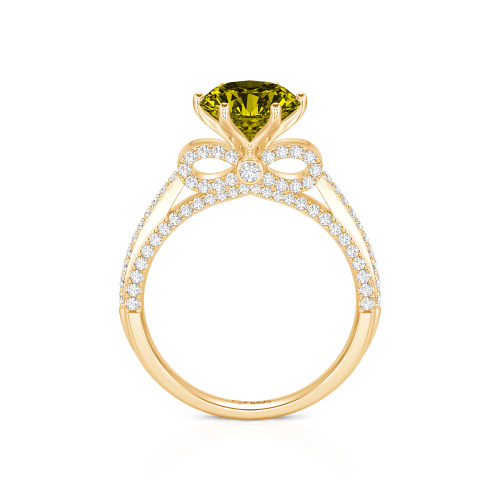 Jeulia Simple Bowknot Custom Solitaire Engagement Ring