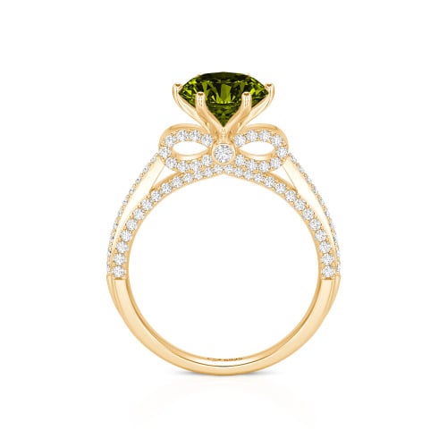 Jeulia Simple Bowknot Custom Solitaire Engagement Ring