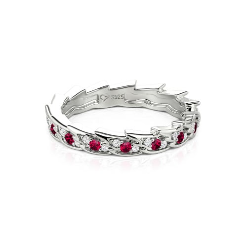 Jeulia Custom Simple Angel Wings Wedding Band for Women