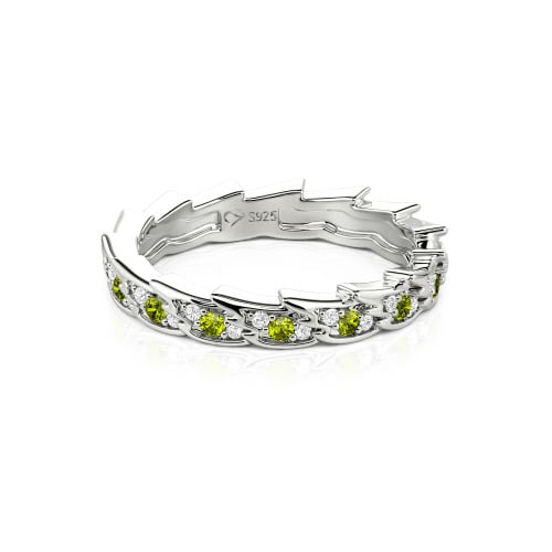 Jeulia Custom Simple Angel Wings Wedding Band for Women