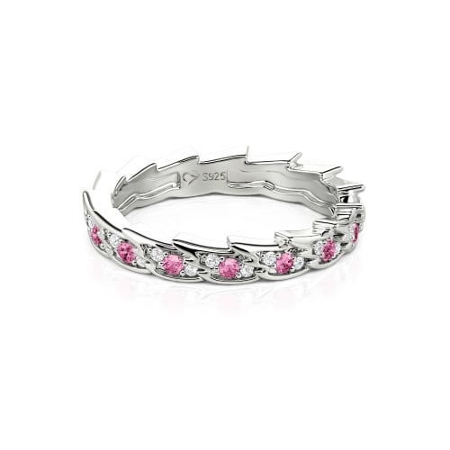 Jeulia Custom Simple Angel Wings Wedding Band for Women