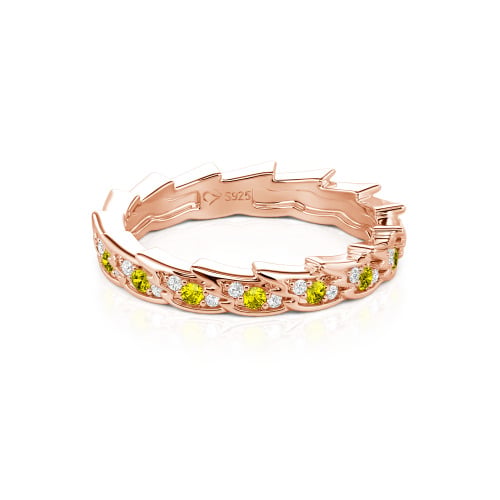 Jeulia Custom Simple Angel Wings Wedding Band for Women