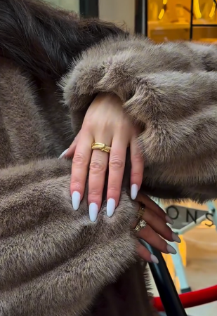 Jeulia Gold Tone Triple Link Knot Sterling Silver Ring