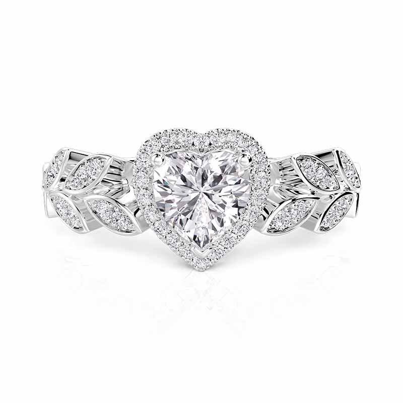 OLYMPUS - Pearl♡ Jeulia Pear Cut Sterling Silver Ring - Jeulia Jewelry