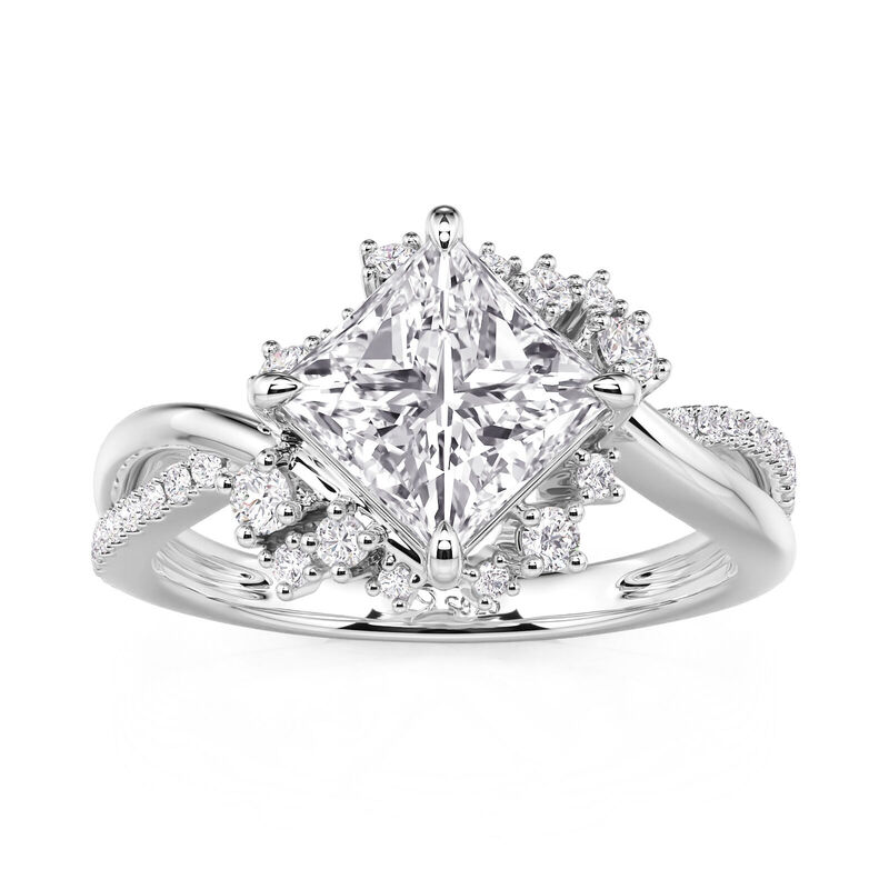 Jeulia Olivetta Bague de Fiançailles Princesse Torcée
