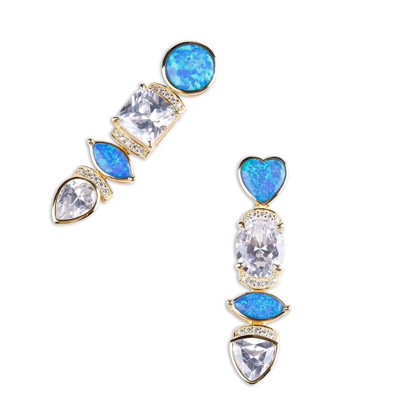 Jeulia Twinkle Twinkle Opal Earrings