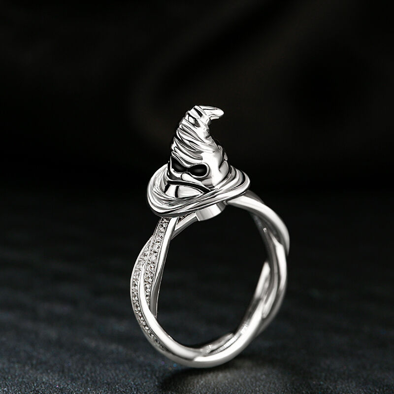Jeulia "The King of Bug Day" Sterling Silber Twist Ring