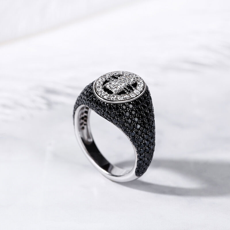 Jeulia "Lonely Spirit" inspired Sterling Silver Ring