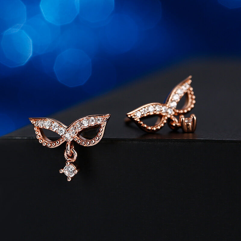 Jeulia "Prom Decoration" Sterling Silver Earrings
