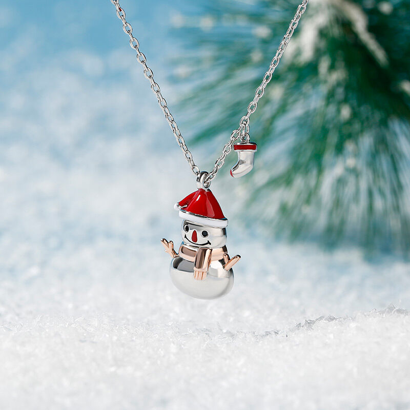 جوليا قلادة من الفضة الإسترليني بتصميم بابا نويل