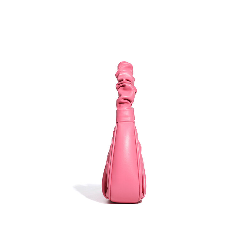 Jeulia Borsa Hobo Piccola Borsa con Manico in Pelle PU Colore Barbie Rosa