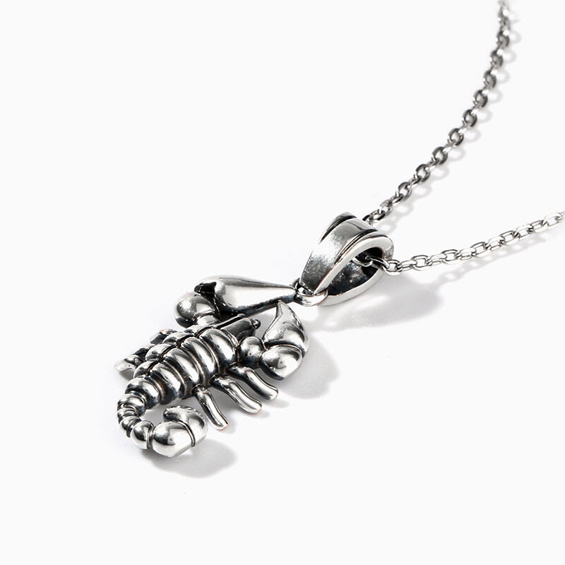 Jeulia "Tödlicher Skorpion" Sterling Silber Halskette