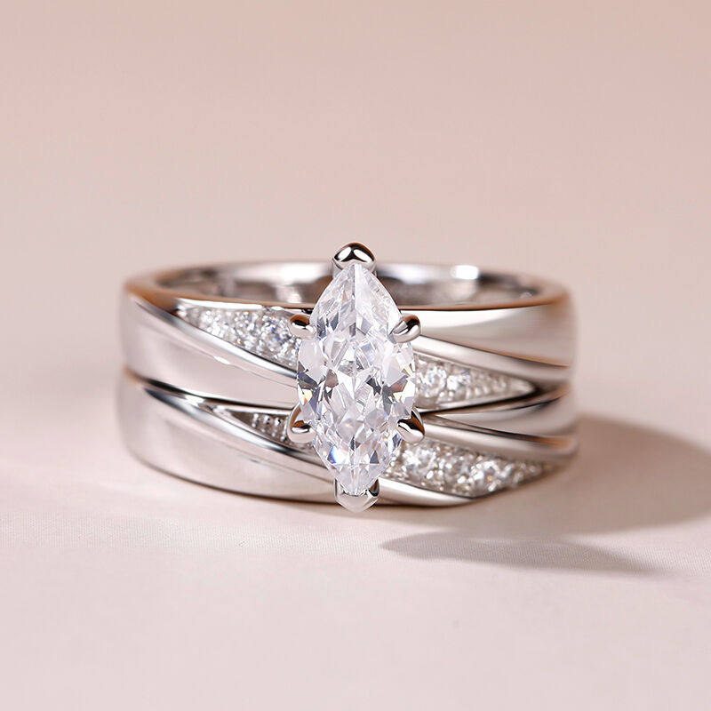 Jeulia Jewelry Catalog Jeulia Milgrain Marquise Cut Sterling