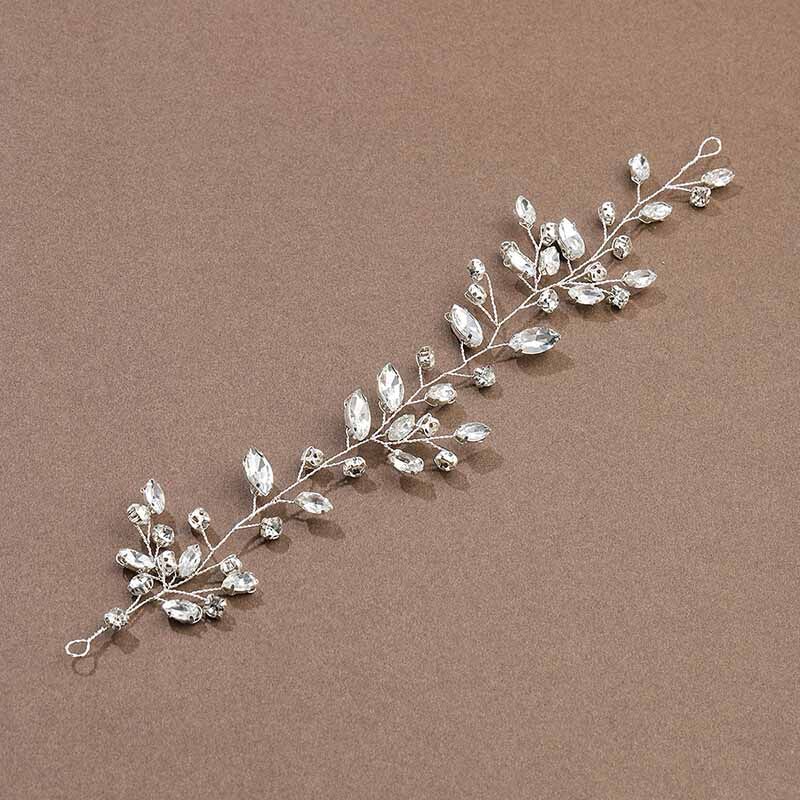 Jeulia Vintage Crystle Hairpiece Wedding Hair Vine Headband