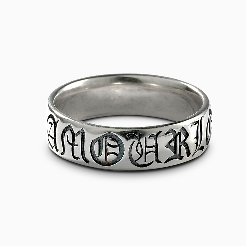 جوليا خاتم نقش الرمز من الفضة الإسترليني