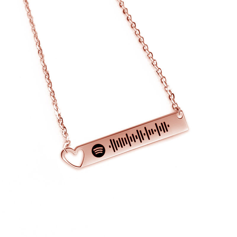 Vertical Bar Birthdate & Anniversary Pendant