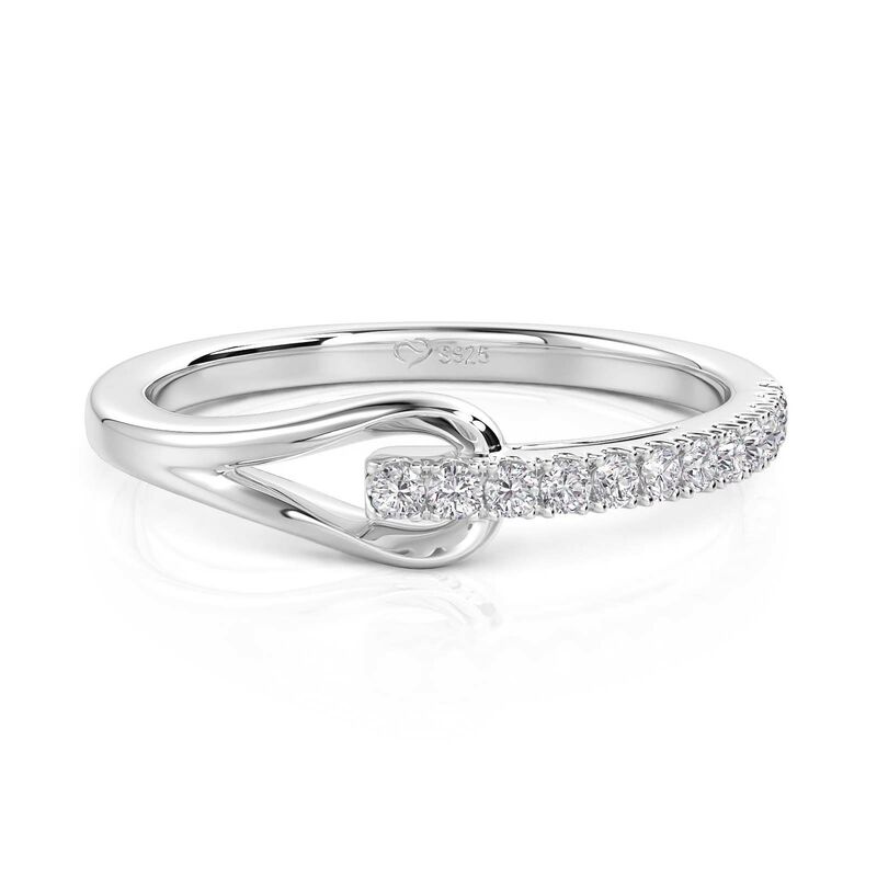 Jeulia "Eternal Love Knot" Damvigselring i Sterling Silver