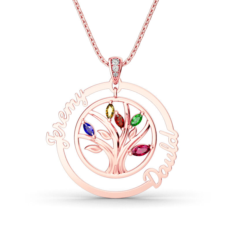 Jeulia Tree Of Strength And Connection Pendant
