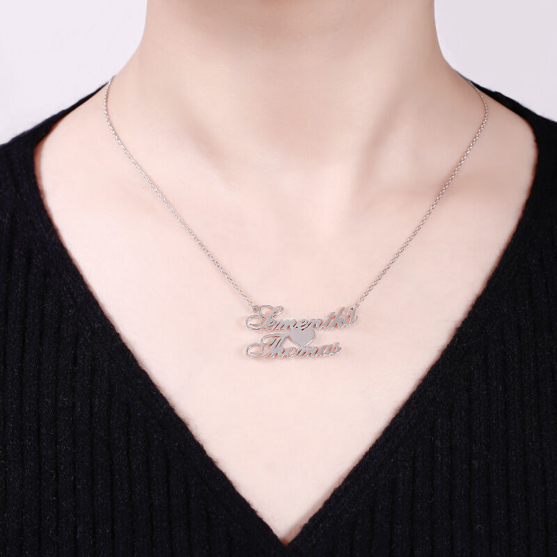 Jeulia "Always Remember" Personalized Name Necklace