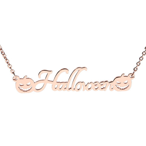 Jeulia Evil Smiley Pumpkin Personalized Sterling Silver Name Necklace jeulia-evil-smiley-pumpkin-personalized-sterling-silver-name-necklace