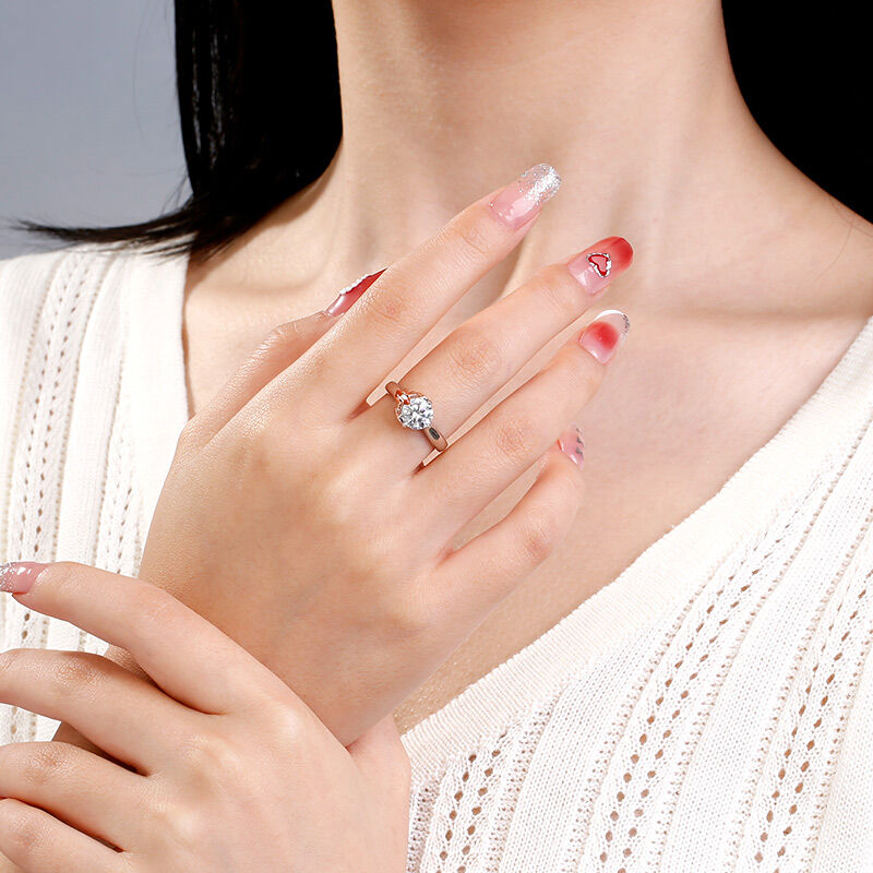 Jeulia Srebrny pierścionek w kształcie pterodaktyla Hug Me "Moja Towarzyszka Zabaw"