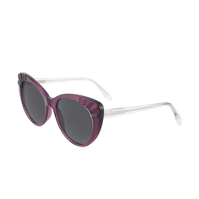 Jeulia "Reputation" Cat Eye Purple Polarized Women's Sunglasses