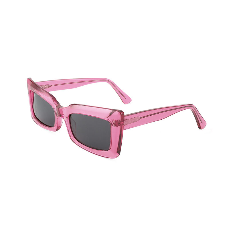 جوليا نظارة شمسية مستقطبة مستطيلة نسائية باللون الوردي