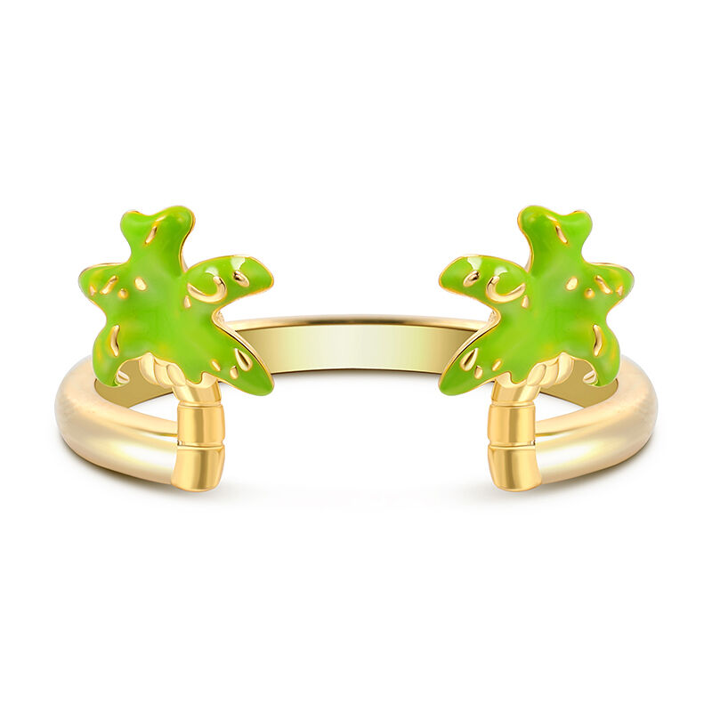 Jeulia Palmträd Justerbar Ring I Sterlingsilver