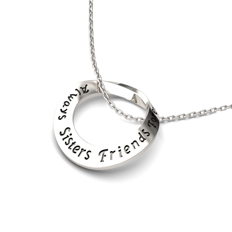 Jeulia Friends Forever Necklace