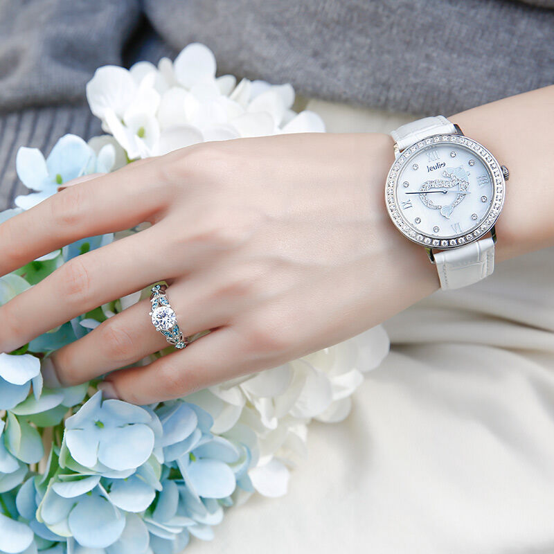 Jeulia "Wishing Wave" Fashion Mermaid Women's Watch