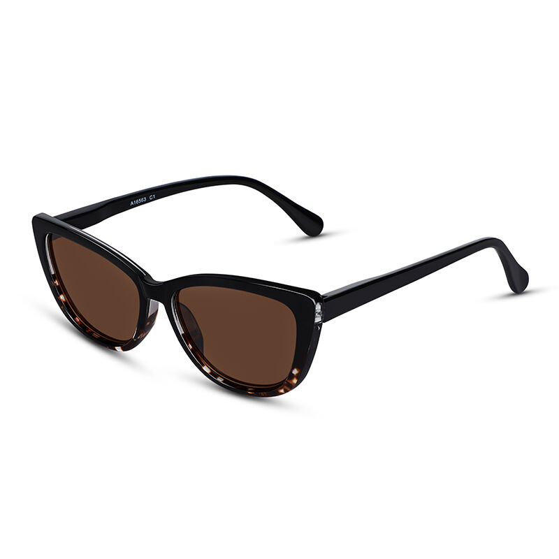 Jeulia "Trend Bomb" Cat Eye Brown Unisex Sunglasses