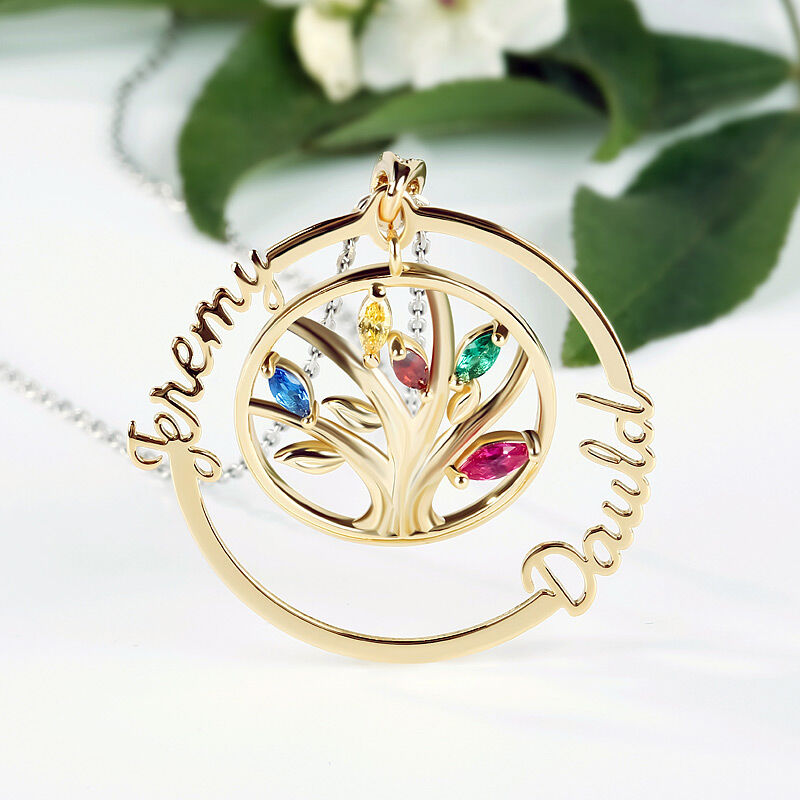 Jeulia Tree Of Strength And Connection Pendant