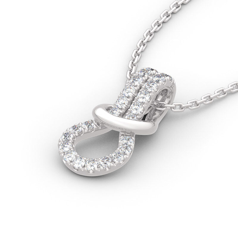 Infinity Love Sterling Silver Halsband