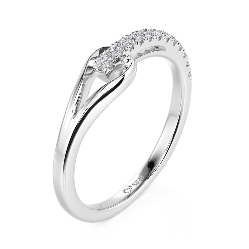 Jeulia "Eternal Love Knot" Damvigselring i Sterling Silver
