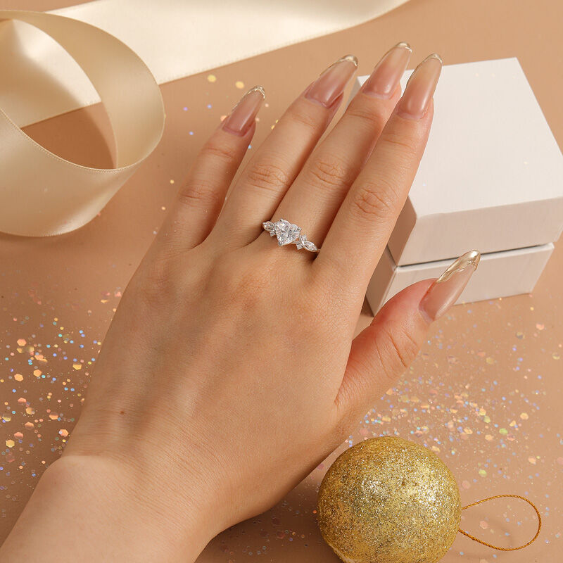 Jeulia Bague Cœur Infini Classique Personnalisée