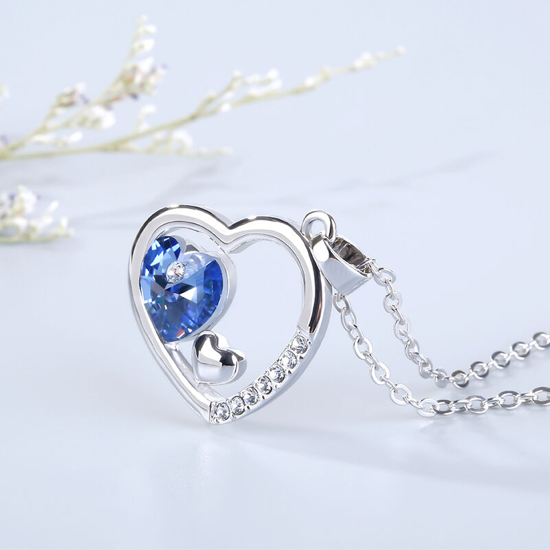 Jeulia Romantic Heart Necklace