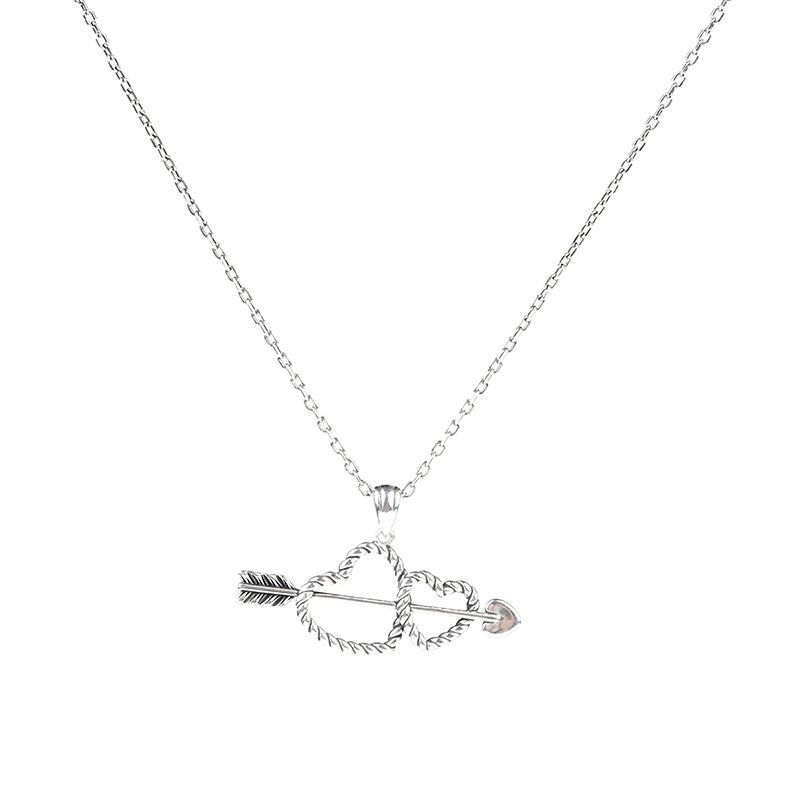 Jeulia Cupid's Arrow Sterling Silver Jewelry Set