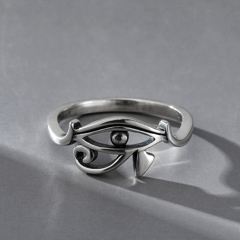 Jeulia "Auge des Horus" Sterling Silber Ring