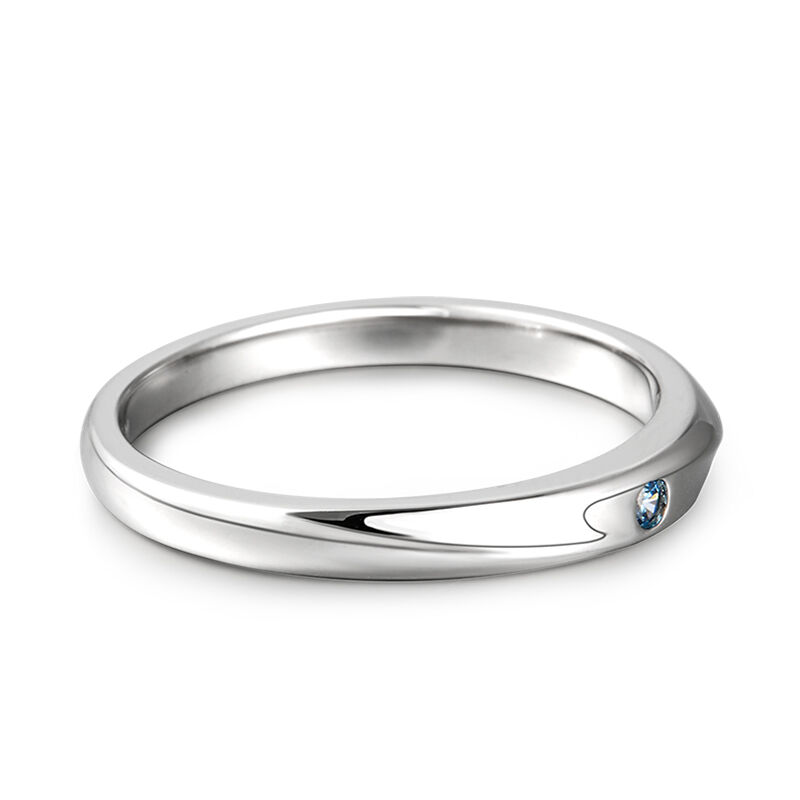 جوليا خاتم "الحب الحقيقي إلى الأبد" من الفضة الإسترليني للرجال