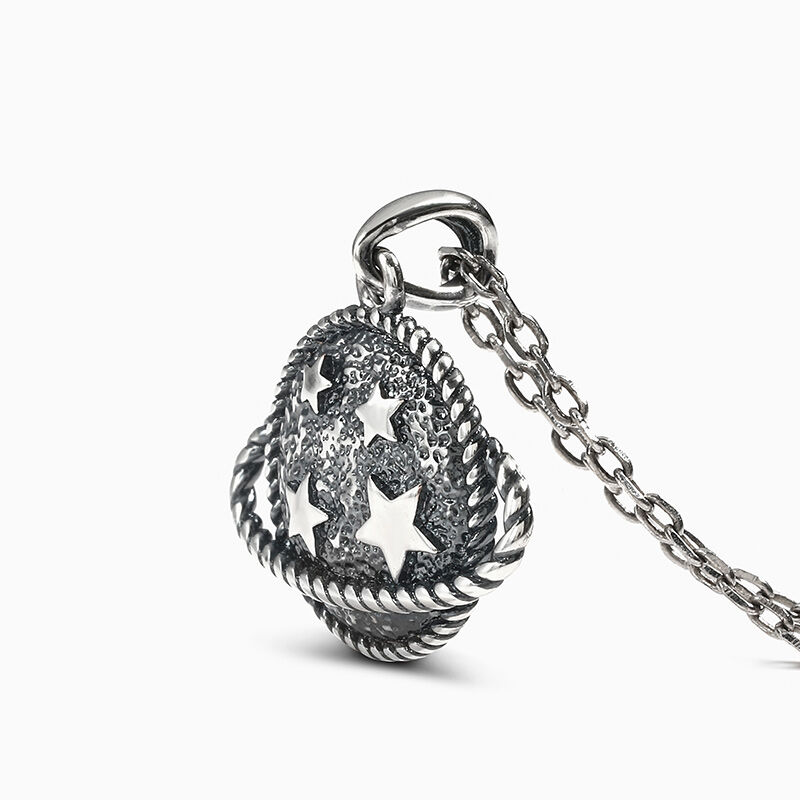 Jeulia Planet Design Sterling Silber Halskette