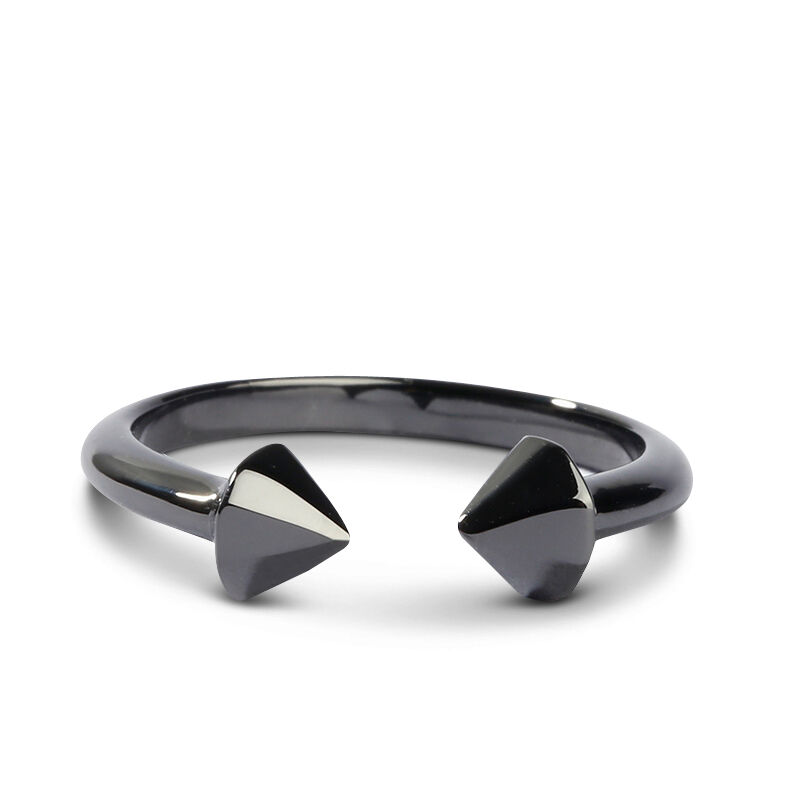Jeulia "Minimalism" Sterling Silver Open Ring